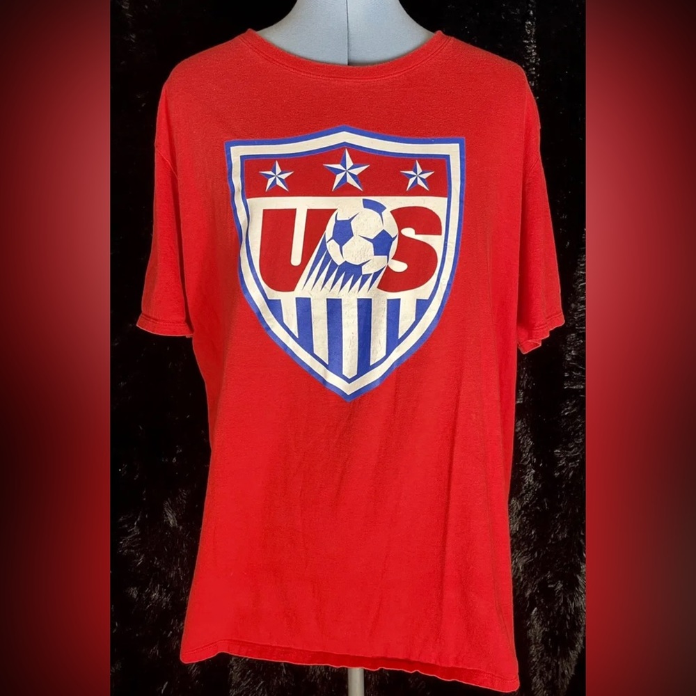 NIKE U.S. SOCCER/FUTBOL T-SHIRT IN RED MEN’S 2XL/XXL